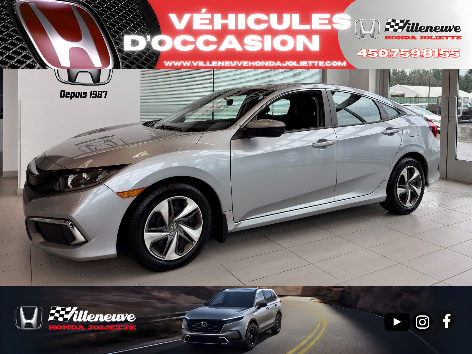 Honda Civic Sedan LX 2019-0