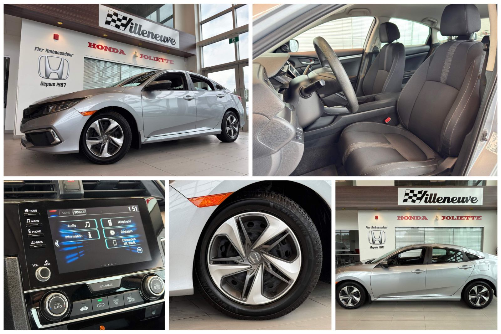 Honda Civic Sedan LX 2019-15