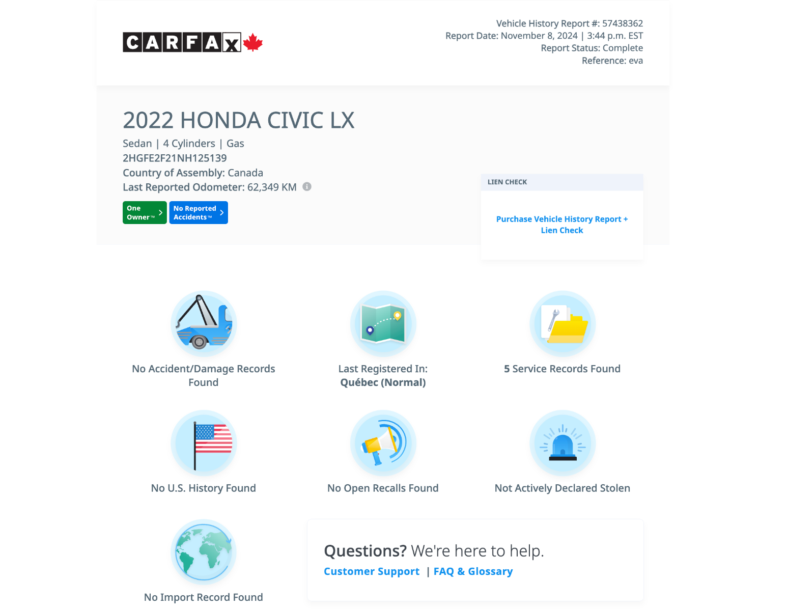 2022 Honda Civic Sedan LX-8