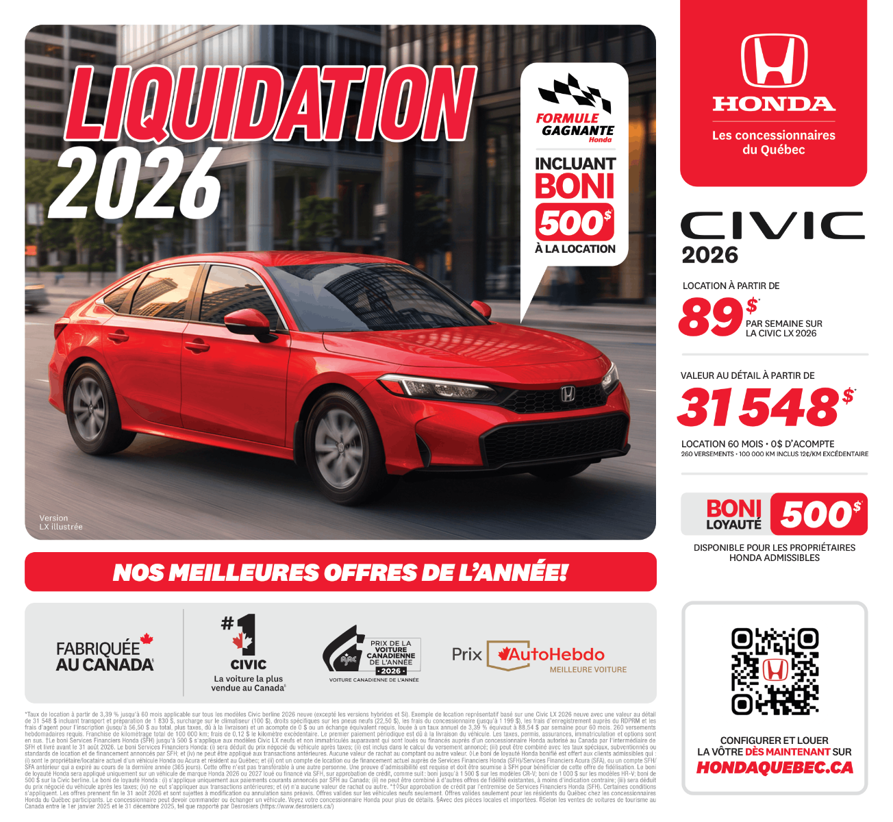Photo Honda Civic SPORT 2026 #3