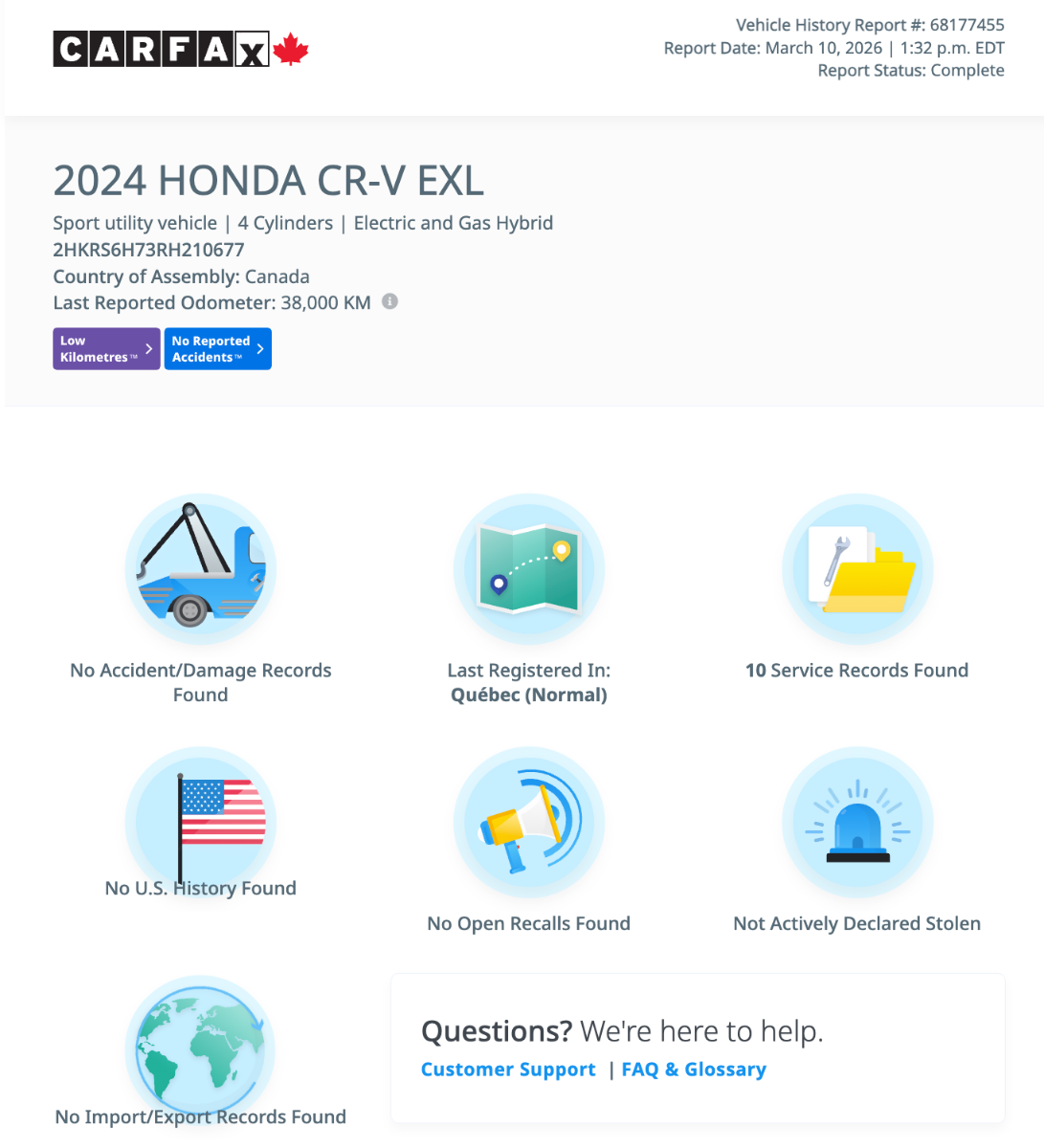 [Honda] [CR-V Hybrid] [EX-L] [2024] - [Villeneuve Honda Joliette]