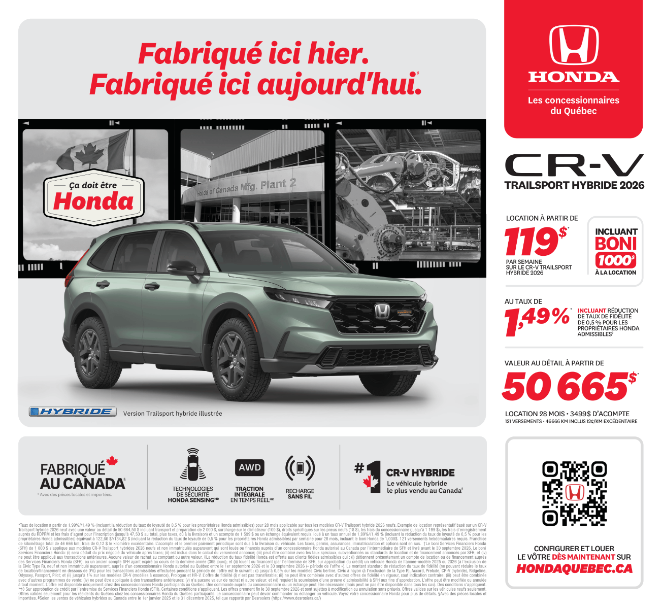 Photo 2026 Honda CR-V Hybrid TOURING HYBRID #3