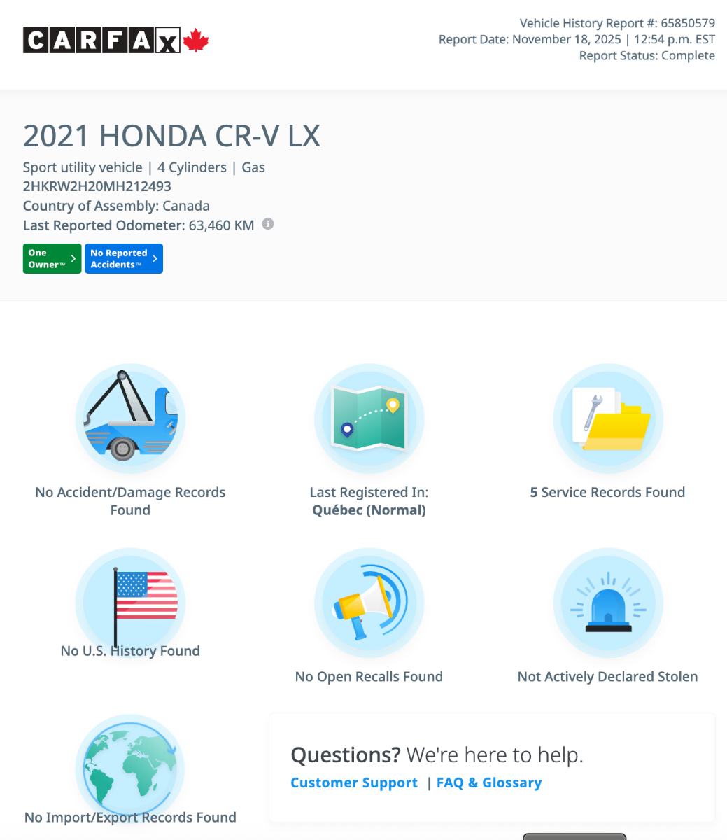 2021 Honda CR-V LX-6