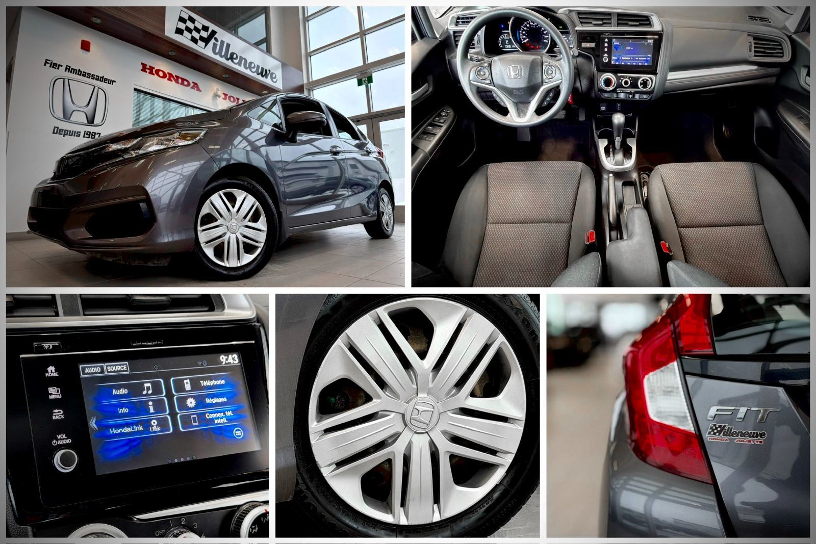 Honda Fit LX w/Honda Sensing 2019-14