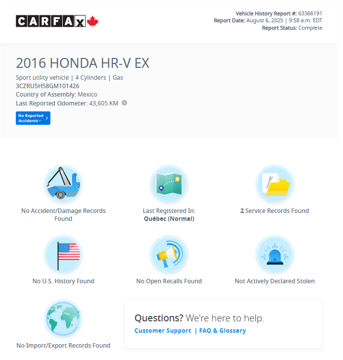 2016 Honda HR-V EX-6