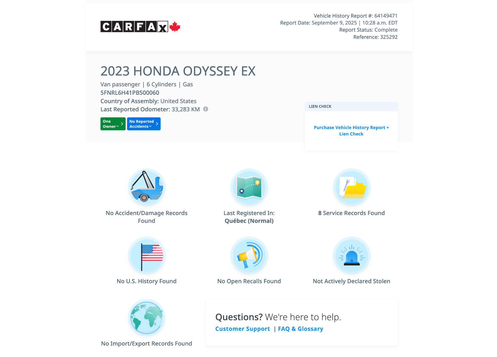 Honda Odyssey EX 2023-4