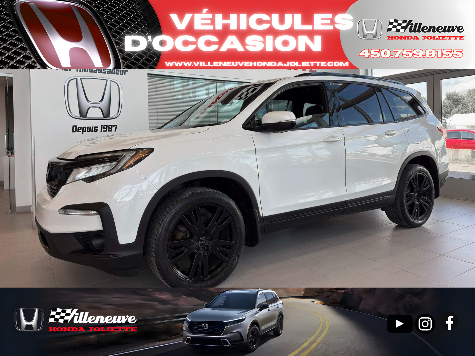 Honda Pilot Black Edition 2022-0