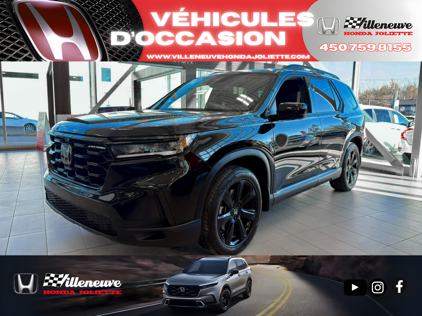 Honda Pilot Black Edition 2025-0