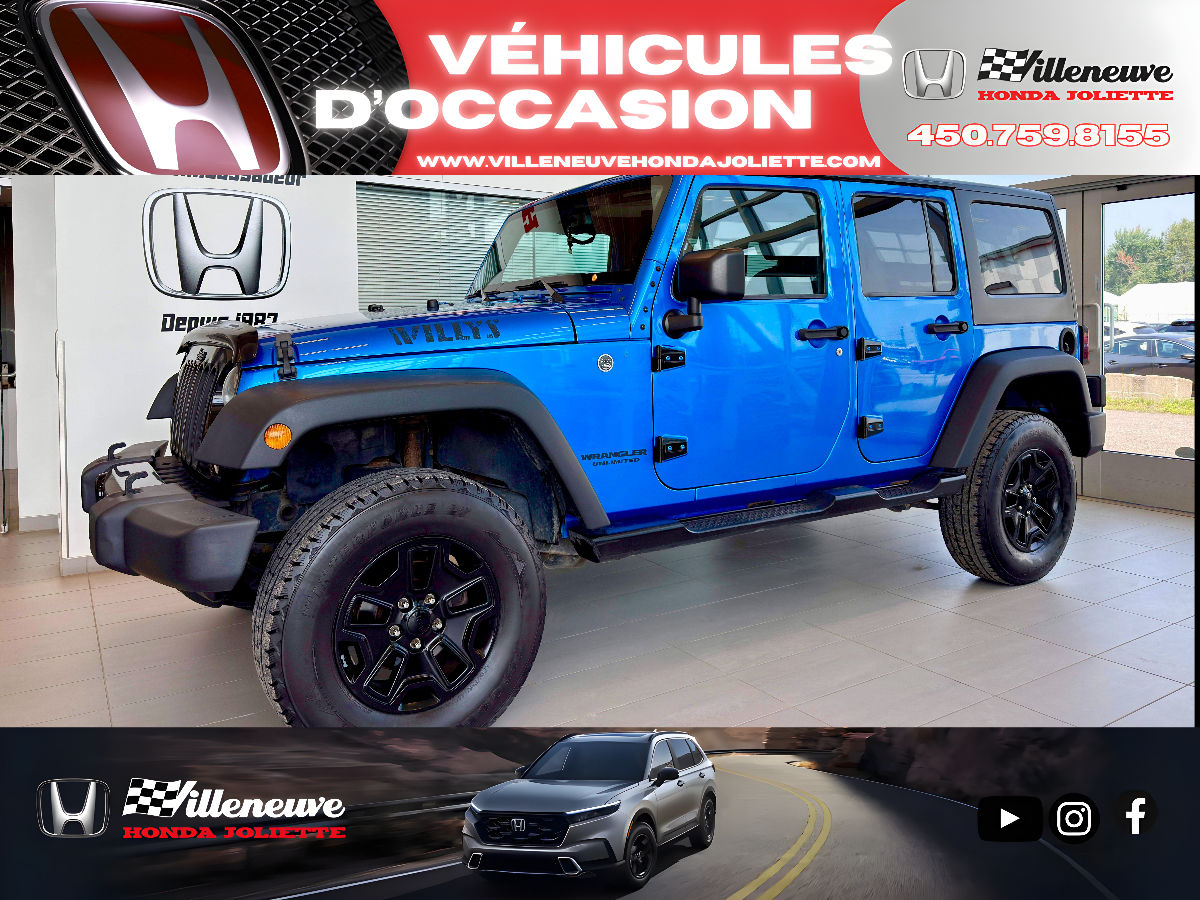 Jeep Wrangler Unlimited Willys Wheeler 2016-0