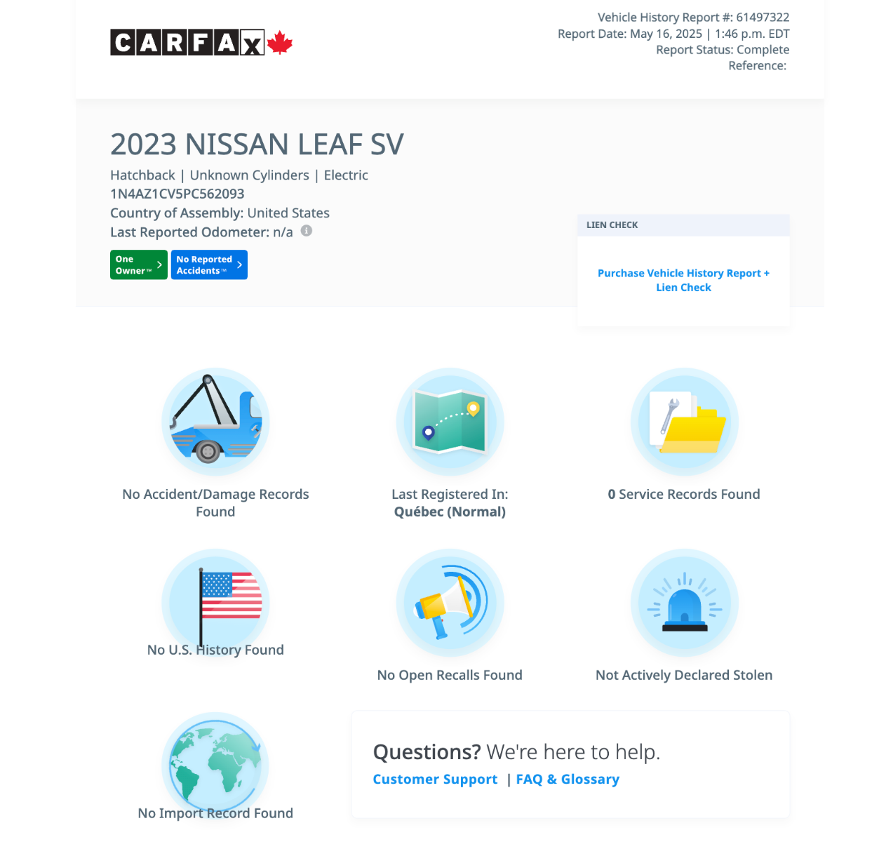 Nissan Leaf SV 2023-2