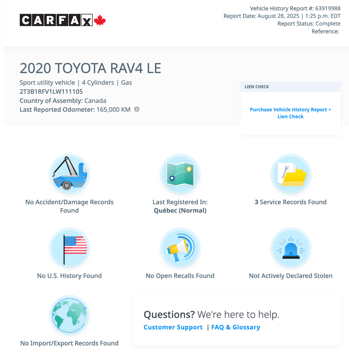 Toyota RAV4 LE 2020-5