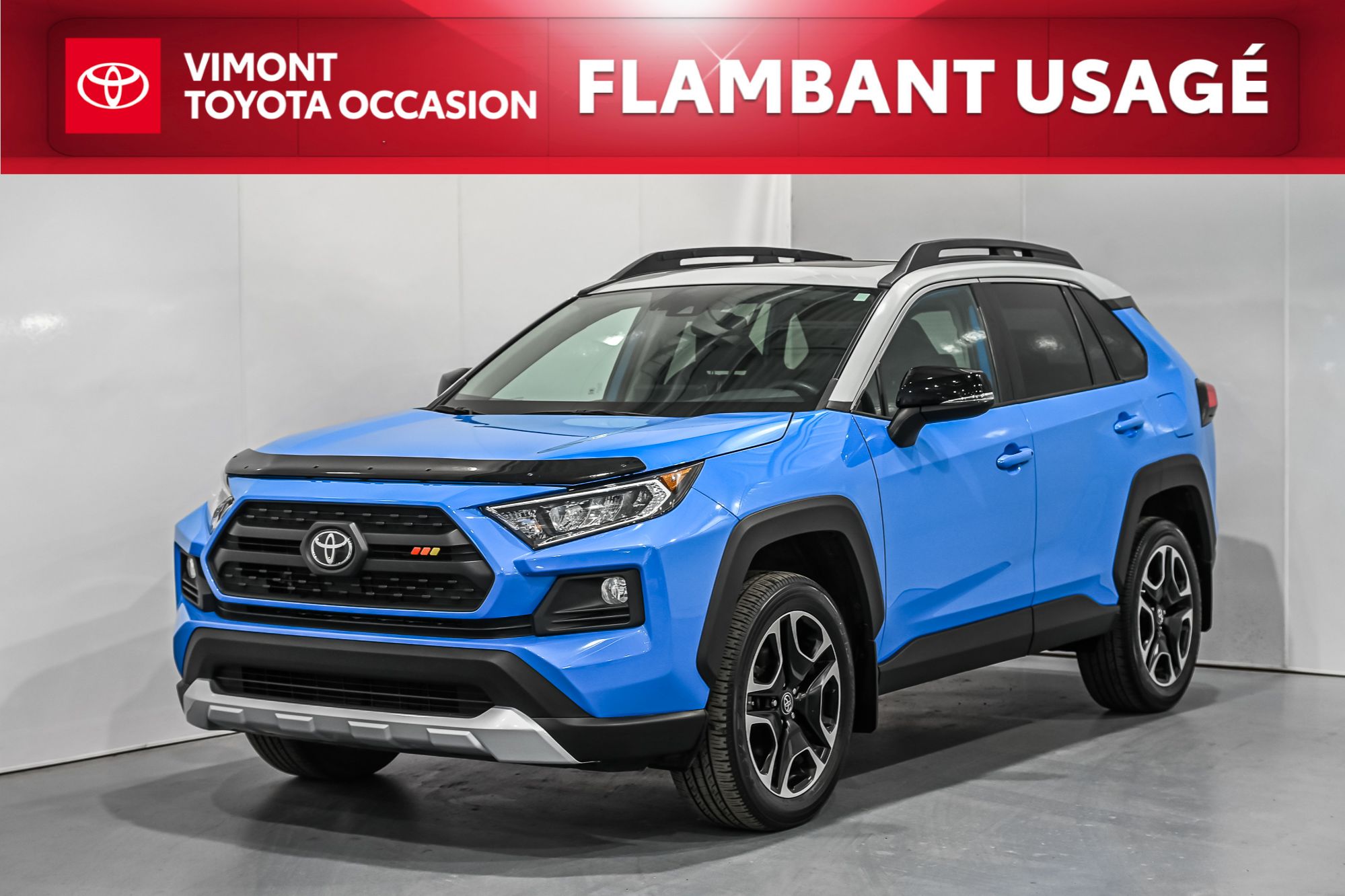 2020 Toyota RAV4 TRAIL / AWD / 3500lbs / CUIR / TOIT OUVRANT+++