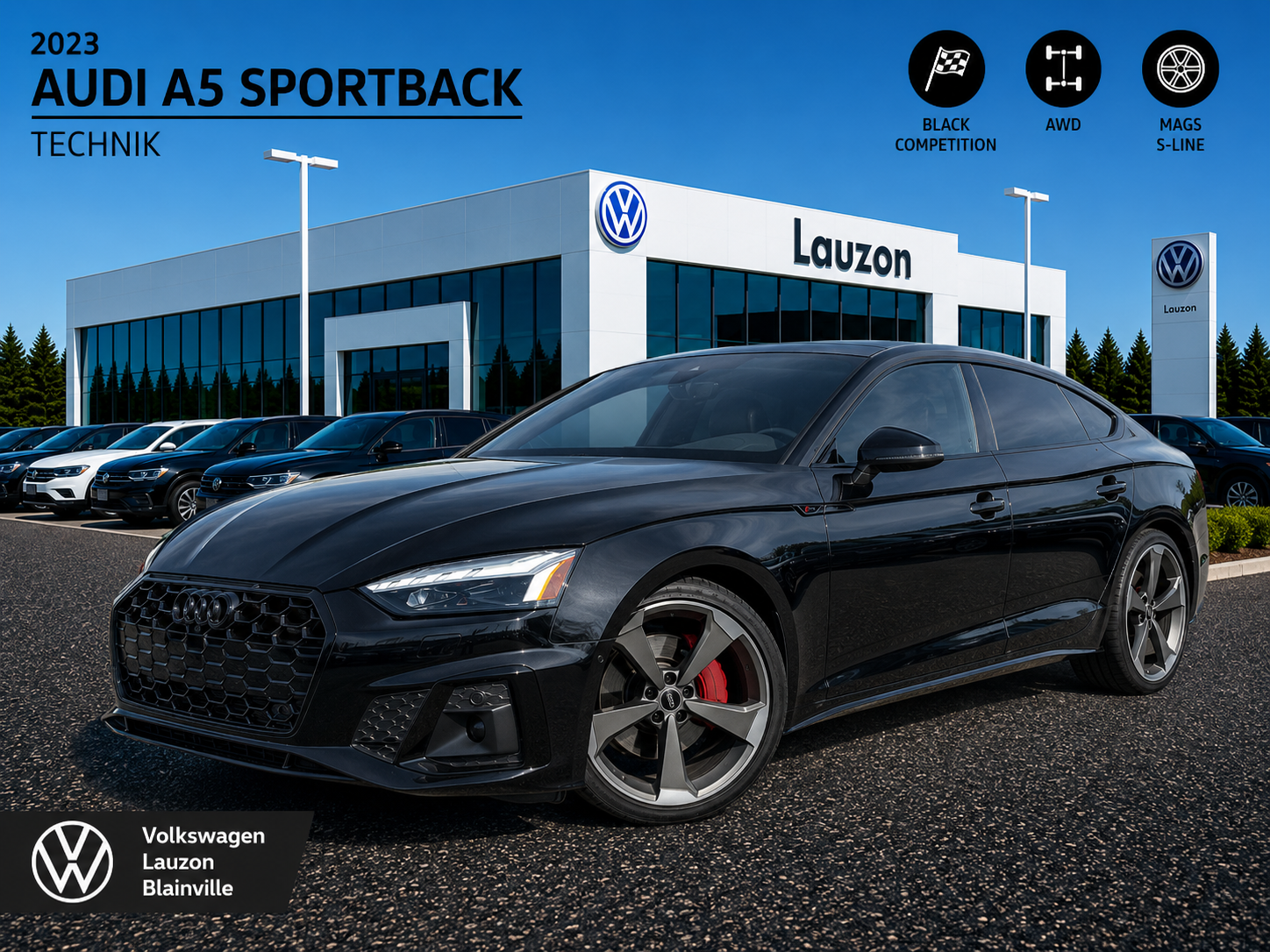 2023 Audi A5 TECHNIK+BLACK COMPETITION
