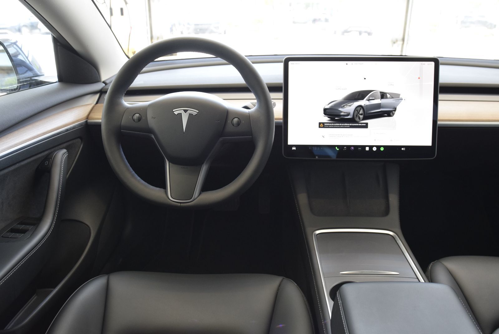 Tesla MODEL 3 SR+CUIR+TOIT PANO+AUBAINE 2023 CAMERA+LED+AUTOPILOT+WOW