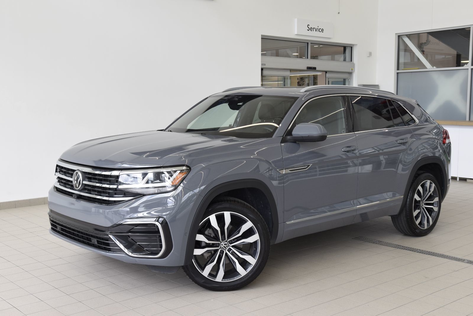 Volkswagen Atlas Cross Sport EXECLINE+R LINE+CUIR+TOIT+ 2022 V6+AWD+CAMERA+FENDER+WOW
