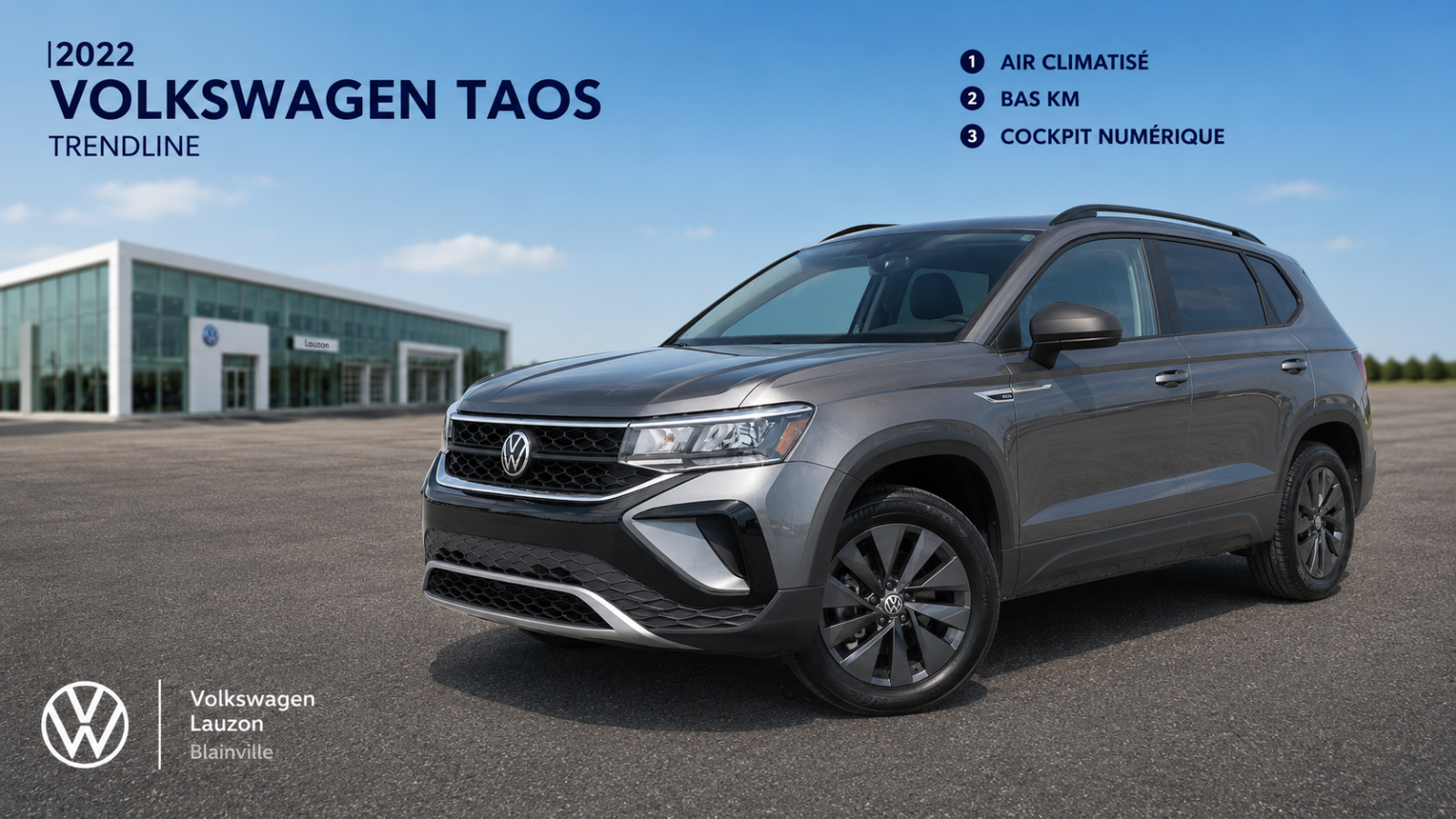 2022 Volkswagen Taos TRENDLINE+COCKPIT+CARPLAY+CAMERA