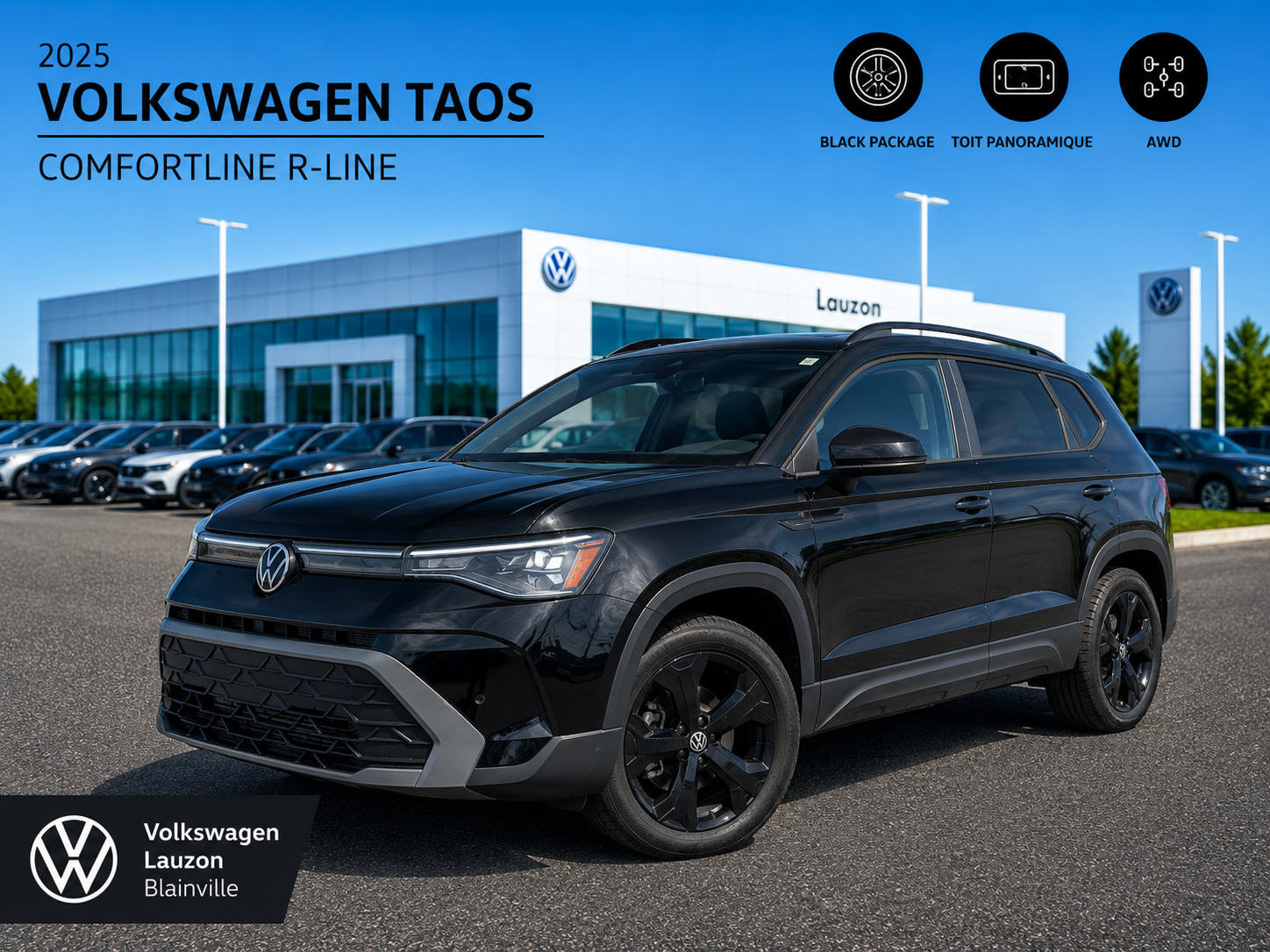 2025 Volkswagen Taos COMFORTLINE+BLACK EDITION+