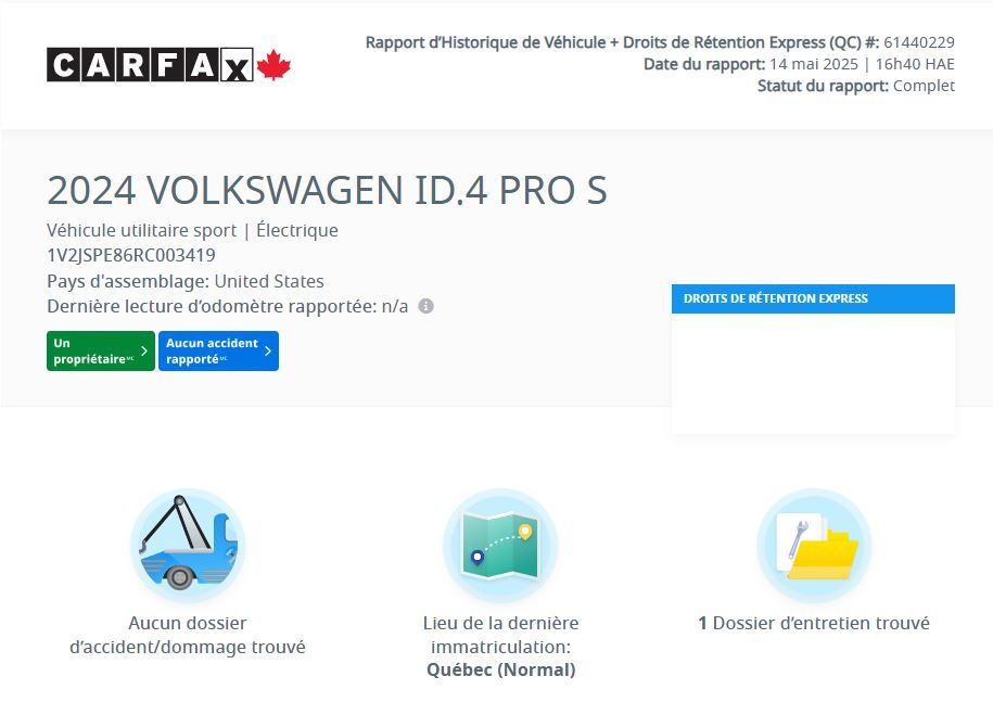 Volkswagen ID.4 Pro S AWD | TOIT PANO | THERMOPOMPE | CUIR | +++ 2024 Pro S AWD | TOIT PANO | THERMOPOMPE | CUIR | +++