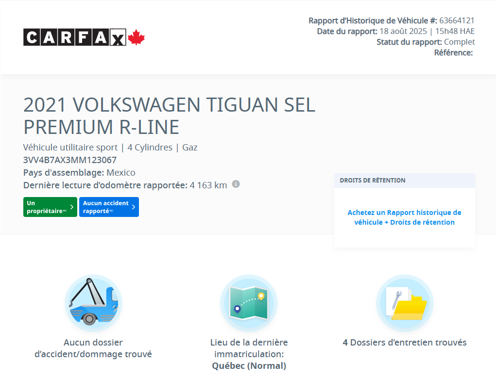 2021 Volkswagen Tiguan Highline R-line DEMARREUR | TOIT PANO | NAV +++ Highline R-line DEMARREUR | TOIT PANO | NAV +++