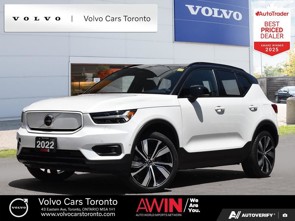 2022 Volvo XC40 Recharge Pure Electric P8 eAWD Ultimate   Climate Pkg   20 Wheels