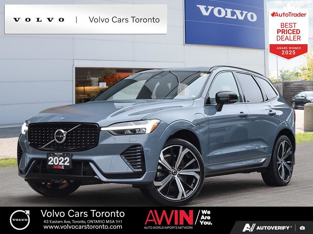 2022 Volvo XC60 Recharge T8 eAWD PHEV R-Design   Climate Pkg   21 Wheels