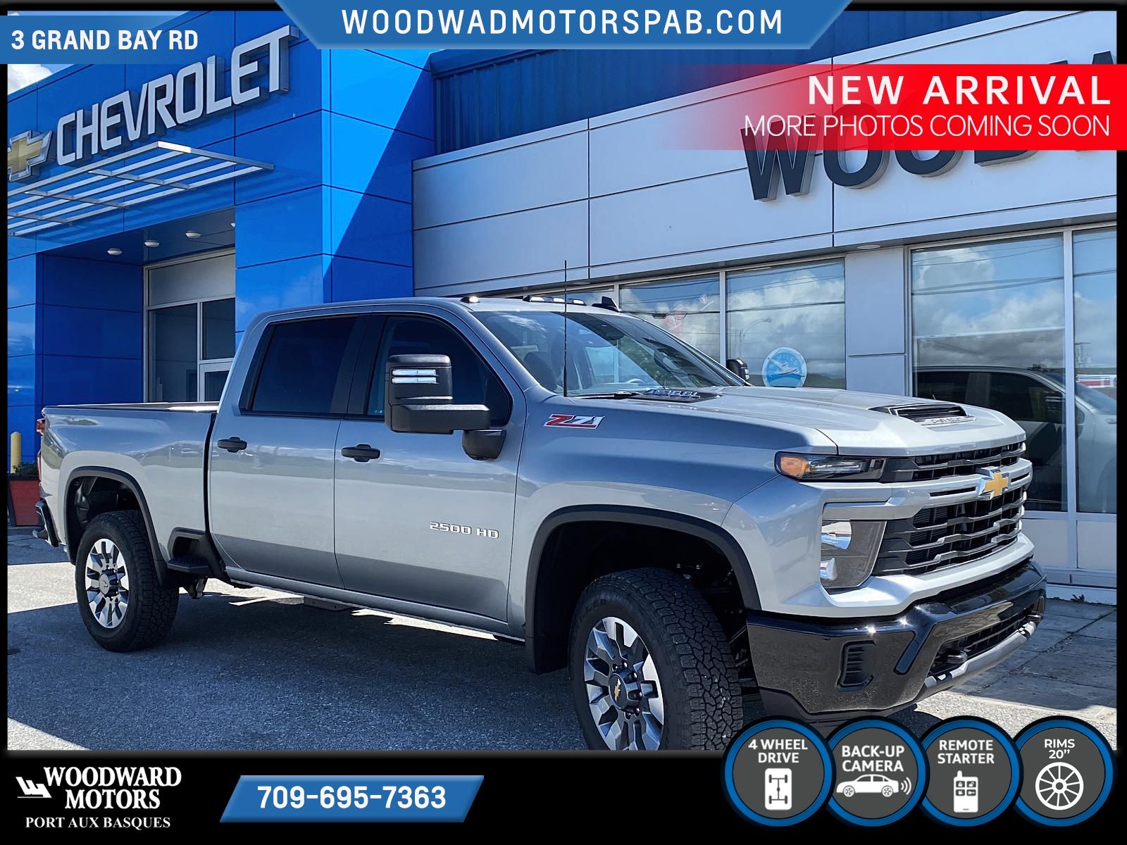 2024 Chevrolet Silverado 2500 CUSTOM PAB1821 Woodward Motors Port
