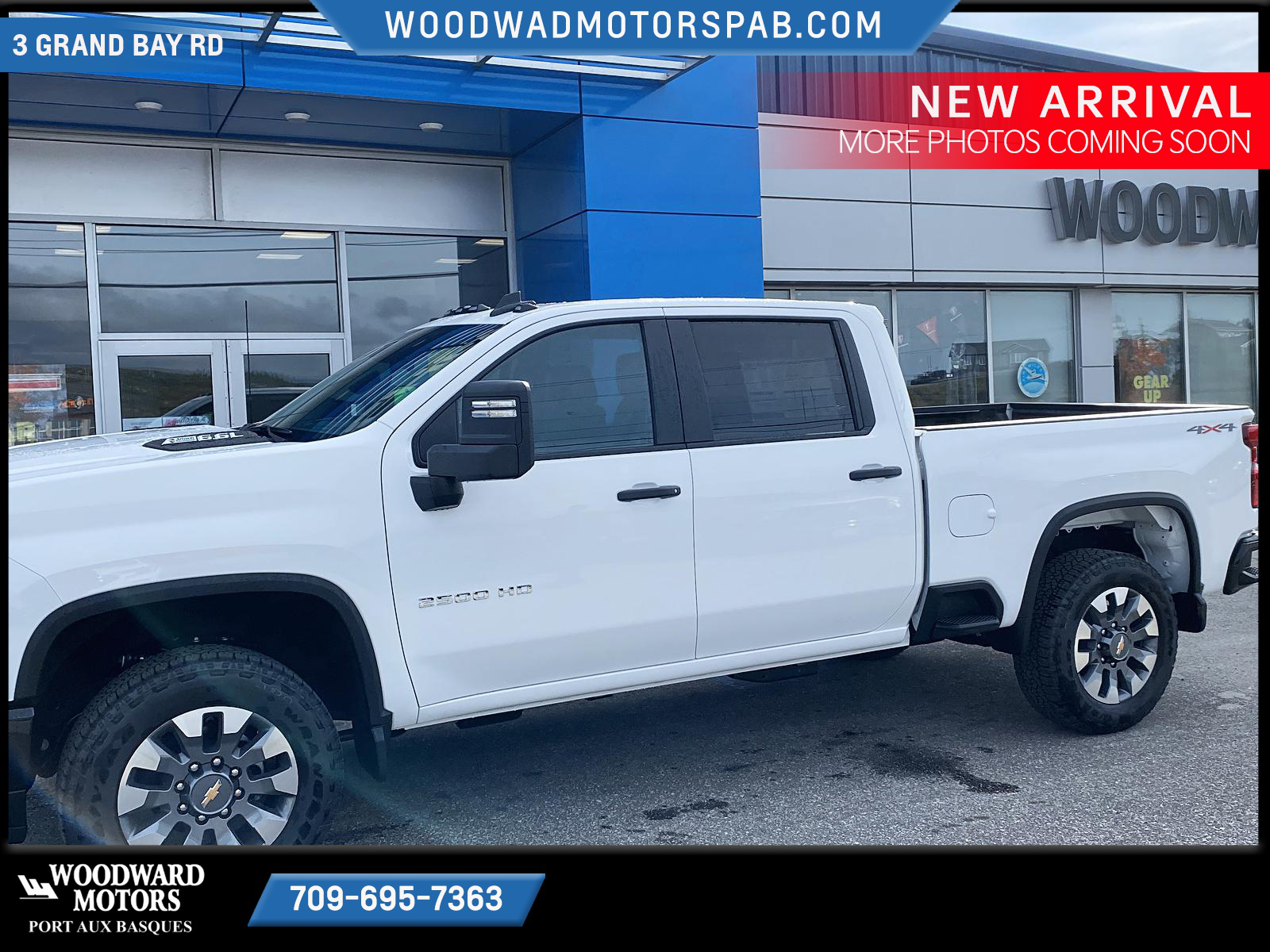 2024 Chevrolet Silverado 2500 CUSTOM PAB1848 Woodward Motors Port