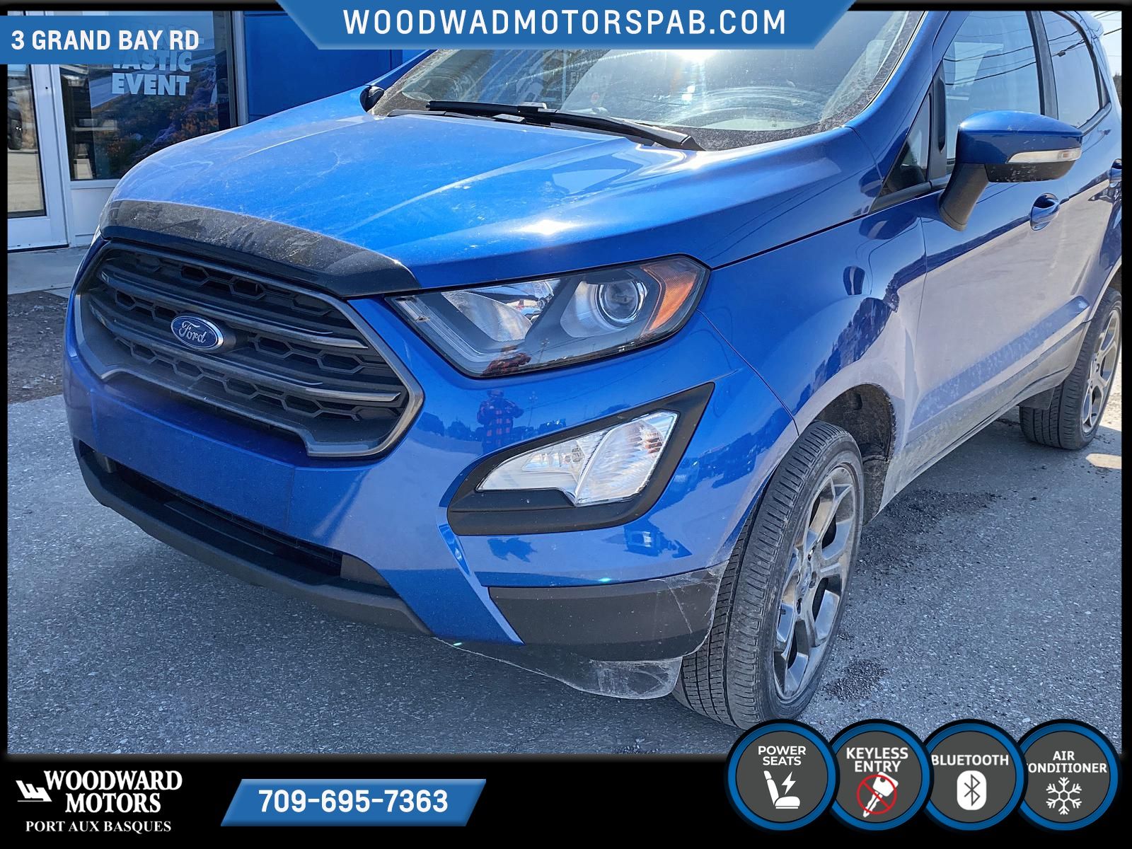 2018 Ford Ecosport SES AWD SES PAB1758A Woodward Motors Port Aux