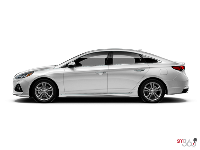 White 2018 Hyundai Sonata Sport FWD Sedan Front-Wheel Drive 6-Speed Automatic