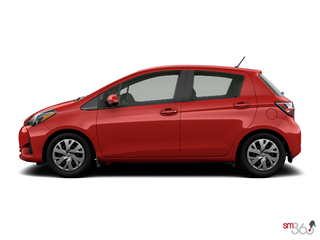 Red 2018 Toyota Yaris LE Hatchback Front-Wheel Drive 4-Speed Automatic Overdrive
