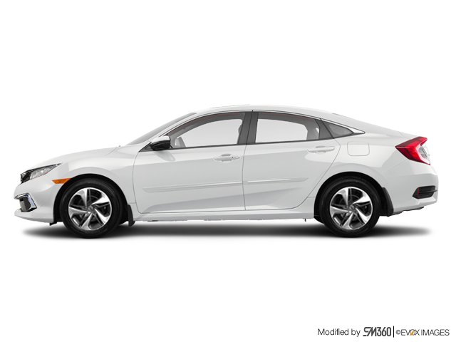 White 2020 Honda Civic LX Sedan FWD Sedan Front-Wheel Drive Automatic