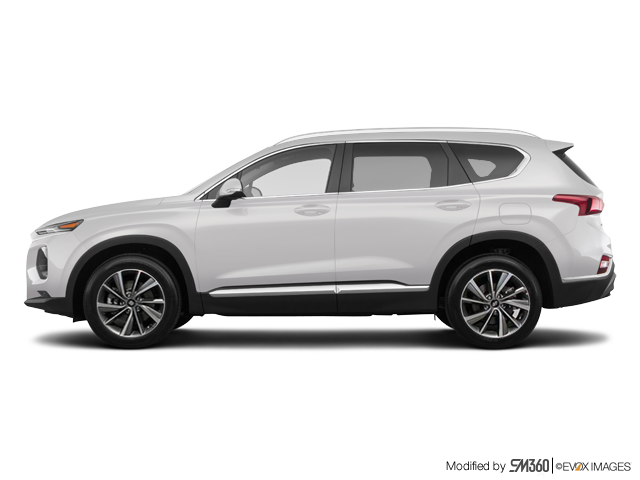 Quartz White 2020 Hyundai Santa Fe SUV / Crossover All-Wheel Drive Automatic