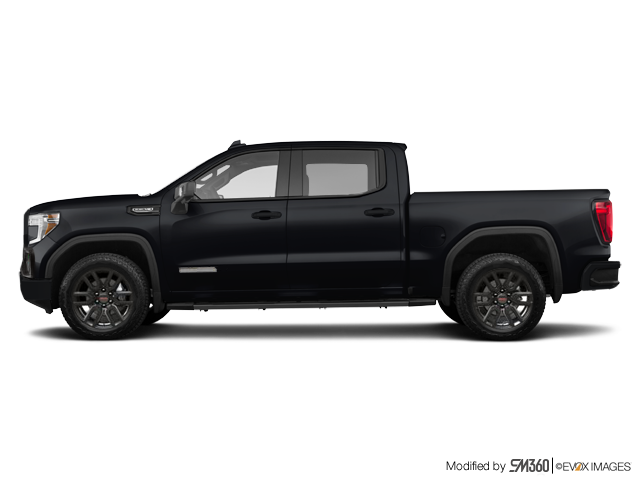 Black 2021 GMC Sierra 1500 Elevation Crew Cab 4WD Pickup Truck Four-Wheel Drive Automatic