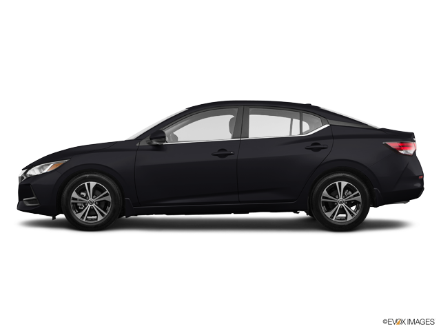 SUPER BLACK 2021 Nissan Sentra SV FWD Sedan Front-Wheel Drive Continuously Variable Transmission