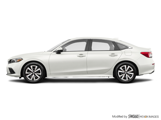 White 2022 Honda Civic LX FWD Sedan Front-Wheel Drive Automatic