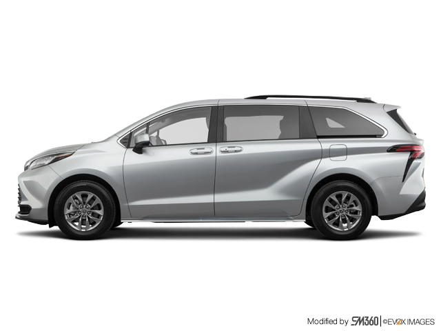 Silver 2022 Toyota Sienna LE 8-Passenger AWD Minivan All-Wheel Drive 