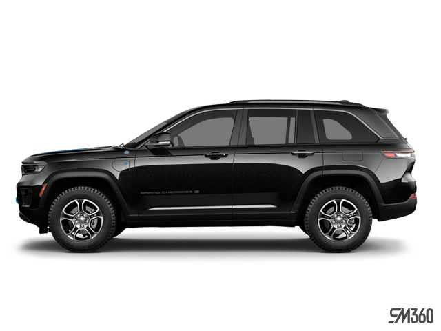 Diamond Black Crystal Pearl 2023 Jeep Grand Cherokee 4xe SUV / Crossover Four-Wheel Drive Automatic