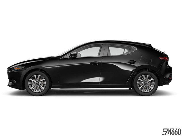 Black 2023 Mazda MAZDA3 Sport Hatchback Automatic