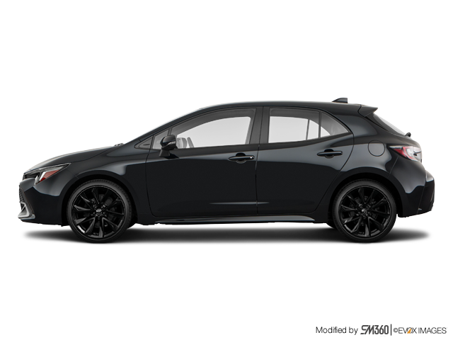Cqicqi Collection Gloss Black V-Type Front Spoiler For 2023+ Toyota Corolla Hatchback SE / XSE – ABS, Painted, Taiwan