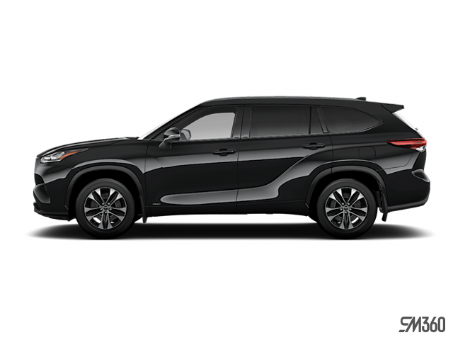 Midnight Black Metallic 2023 Toyota Highlander XLE AWD SUV / Crossover All-Wheel Drive Automatic