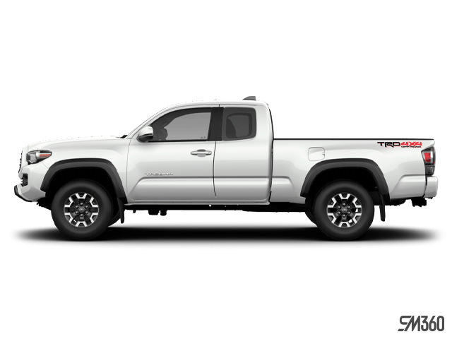 6.5' Running Boards For 2005-2023 Toyota Tacoma Access Cab - Black Aluminum Alloy Side Steps