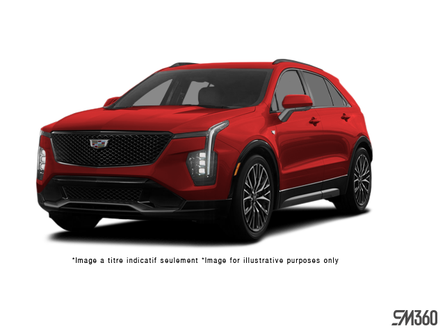 thumbnail image 2 of Red Front Grille Logo Emblem Frame Cover – For Cadillac XT4 2018-2024 (Non-Sport, No Camera) 2 of 6