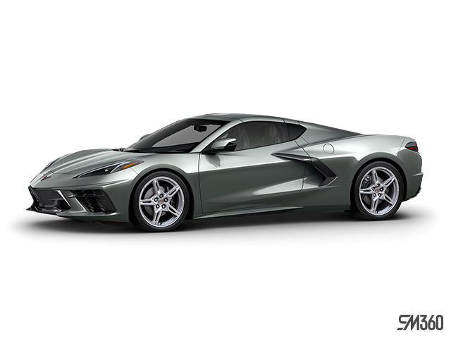Gray (Gris Hypersonique Métallisé) 2024 Chevrolet Corvette Stingray 2LT Coupe RWD Coupe Rear-Wheel Drive Automatic