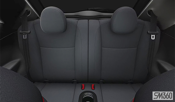 2024 Fiat 500e RED-interior-rear