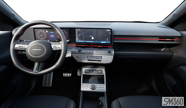 2024 Hyundai Kona N Line Ultimate w/ Two-tone-interior-dasboard