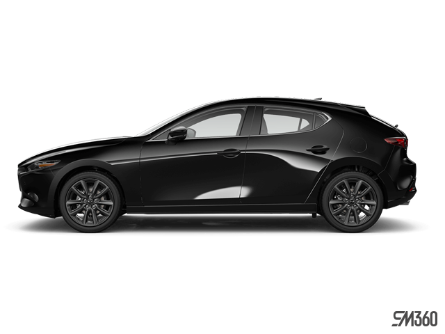Black 2024 Mazda MAZDA3 Sport GT AWD Hatchback Automatic