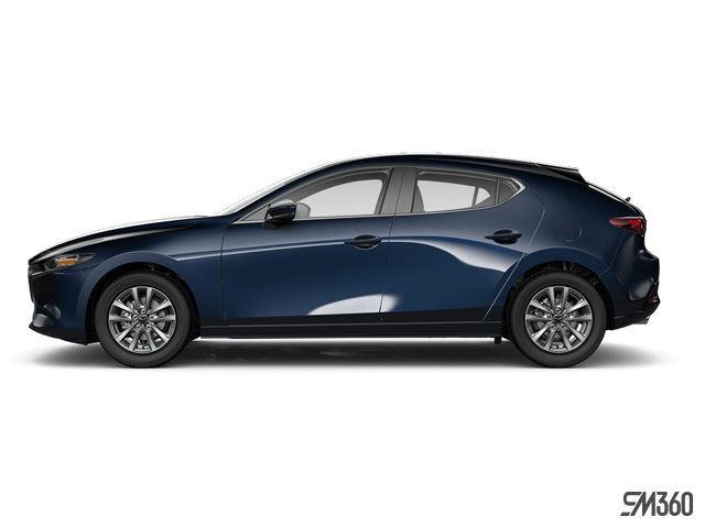 Blue (Bleu fonçé) 2024 Mazda MAZDA3 Sport Hatchback Automatic