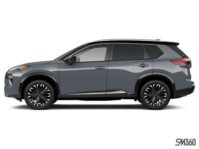 Gray (2-Tone Boulder Grey Pearl) 2024 Nissan Rogue Platinum AWD SUV / Crossover All-Wheel Drive Continuously Variable Transmission