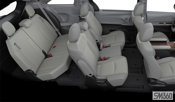 2024 Toyota Sienna Hybrid LE FWD 8 PASSENGER-interior-rear
