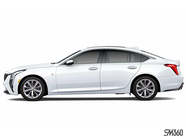 White 2025 Cadillac CT5 Sedan All-Wheel Drive Automatic